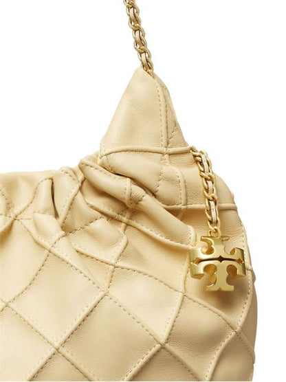 FLEMING MINI LEATHER HOBO BAG