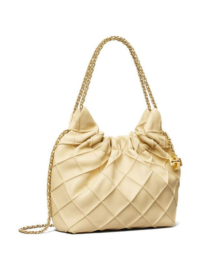 FLEMING MINI LEATHER HOBO BAG