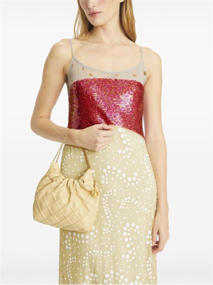 FLEMING MINI LEATHER HOBO BAG