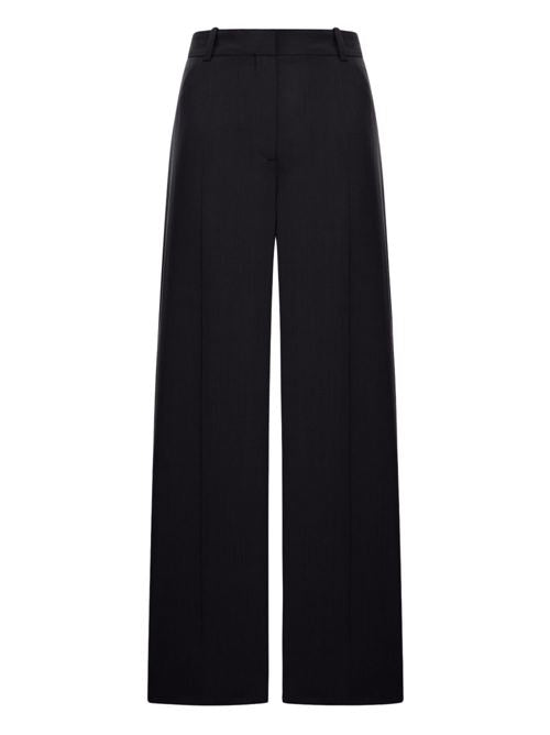 WOOL BLEND FLUID TROUSERS