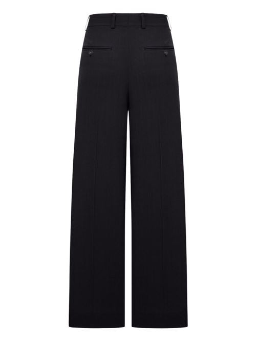 WOOL BLEND FLUID TROUSERS