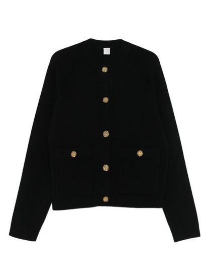 CASHMERE AND WOOL CARDIGAN