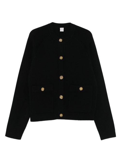 CASHMERE AND WOOL CARDIGAN