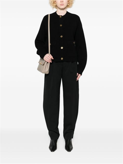 CASHMERE AND WOOL CARDIGAN