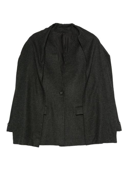SCARF BLAZER JACKET