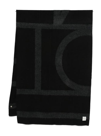 WOOL MONOGRAM SCARF