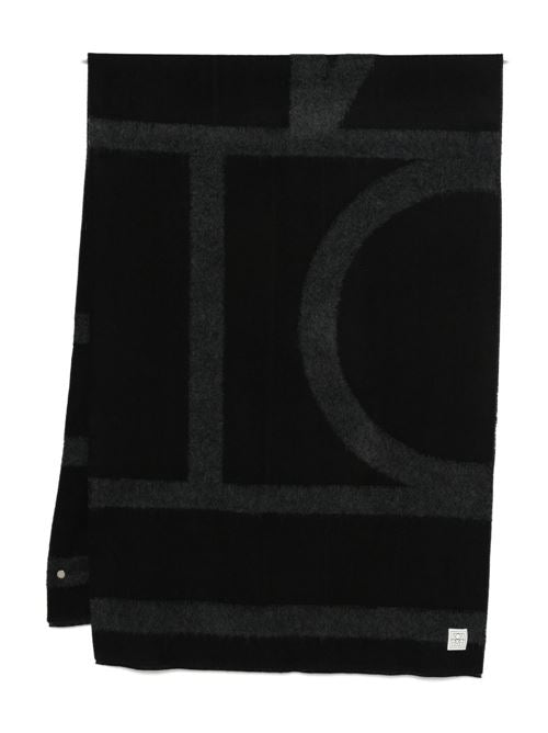 WOOL MONOGRAM SCARF