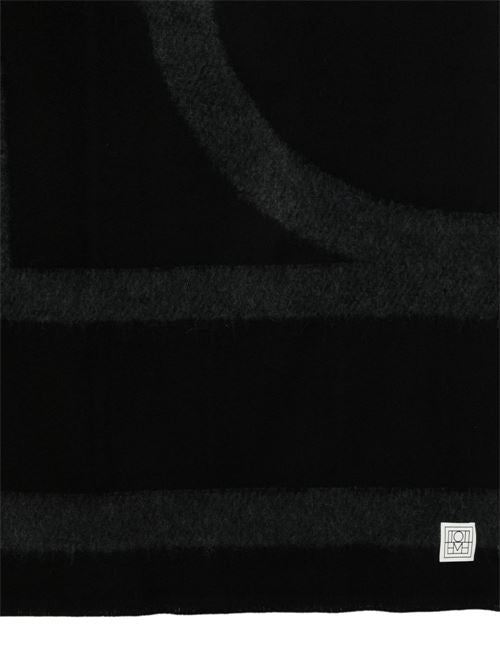 WOOL MONOGRAM SCARF