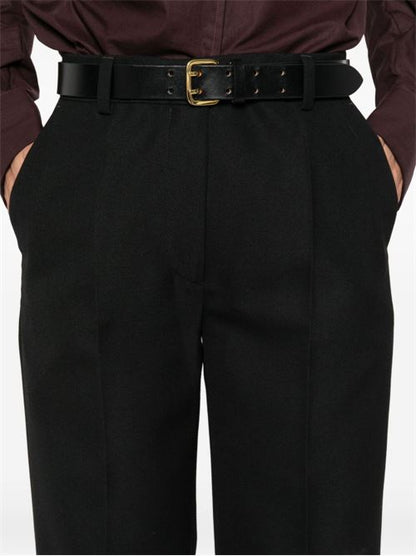 WOOL BLEND SUIT TROUSERS