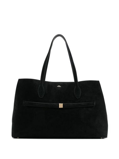 LOUNGE SUEDE LEATHER TOTE BAG