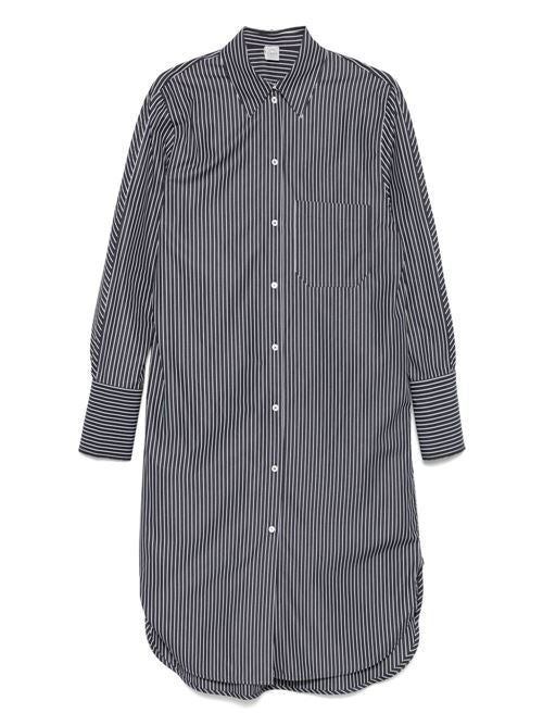 STRIPED COTTON SHIRTDRESS