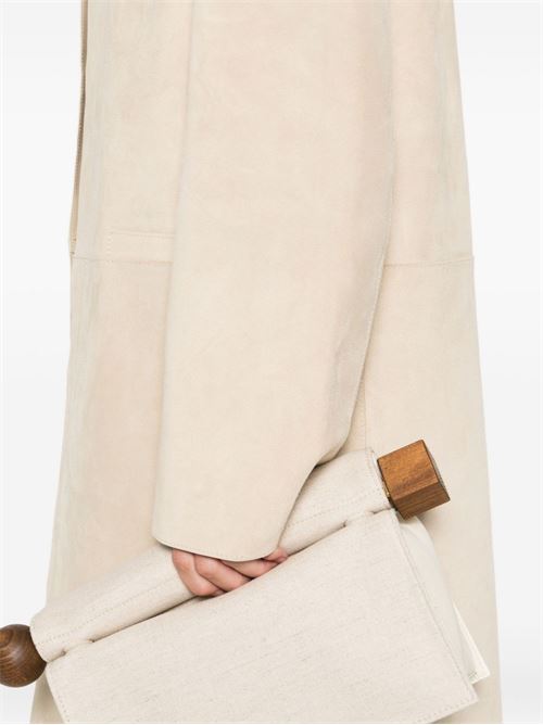 SUEDE LEATHER COAT