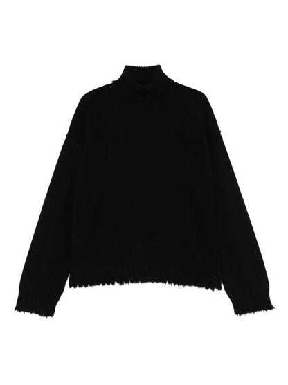 CASHMERE TURTLE-NECK JUMPER
