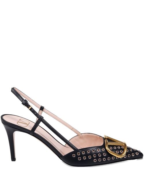 VLOGO SIGNATURE LEATHER PUMPS