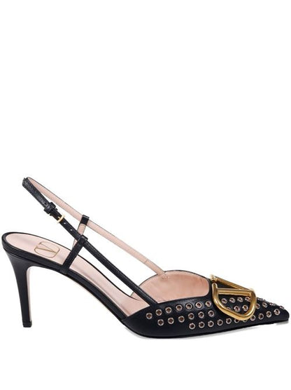 VLOGO SIGNATURE LEATHER PUMPS