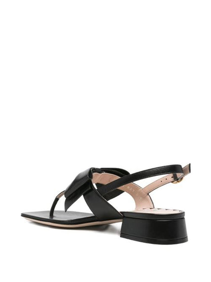 BOWOW LEATHER THONG SANDALS