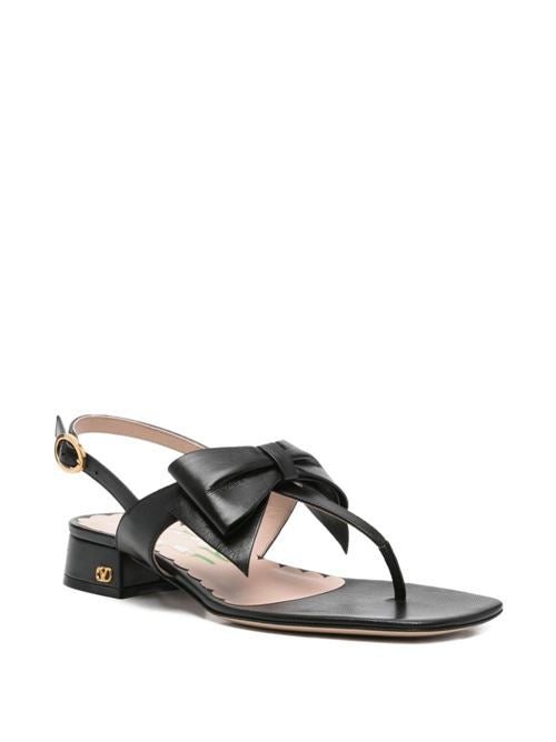 BOWOW LEATHER THONG SANDALS