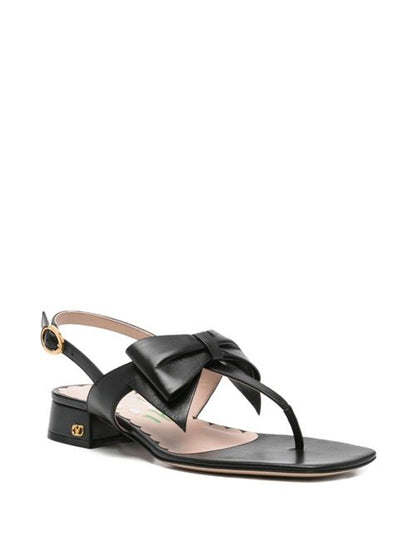 BOWOW LEATHER THONG SANDALS