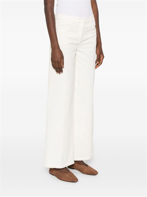 COTTON WIDE-LEG TROUSERS