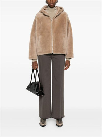 COTTON WIDE-LEG TROUSERS