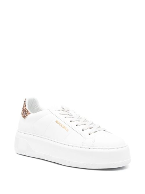 CHUNKY COURT LEATHER SNEAKERS