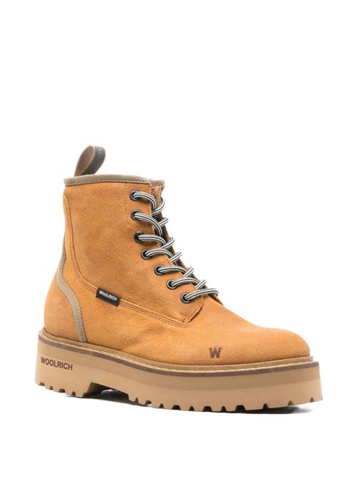 LEATHER LACE UP BOOTS