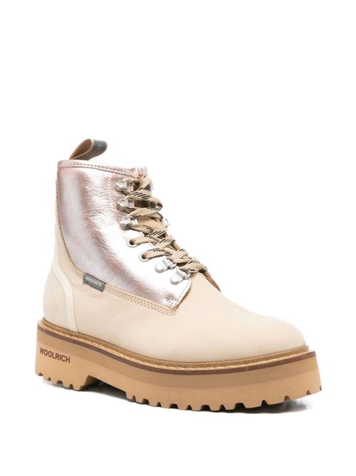 LEATHER LACE UP BOOTS