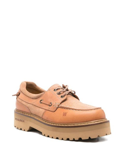 ROCK LEATHER BOAT SHOES