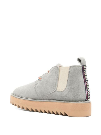 HUGGER SUEDE LEATHER BOOTS