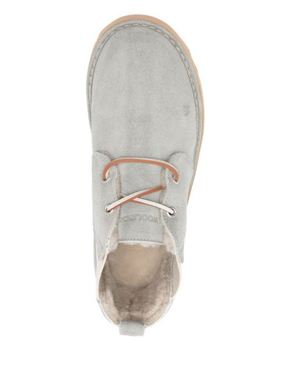 HUGGER SUEDE LEATHER BOOTS