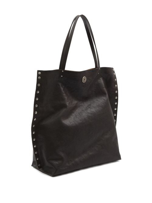 A'SPASSO TABACCO MEDIUM LEATHER HANDBAG
