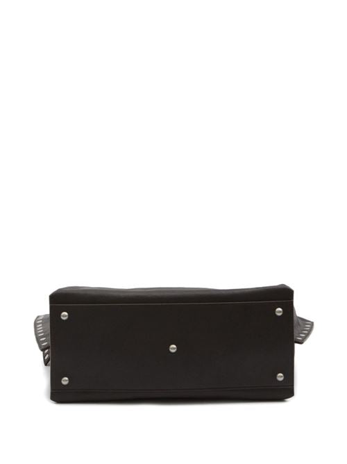 A'SPASSO TABACCO MEDIUM LEATHER HANDBAG