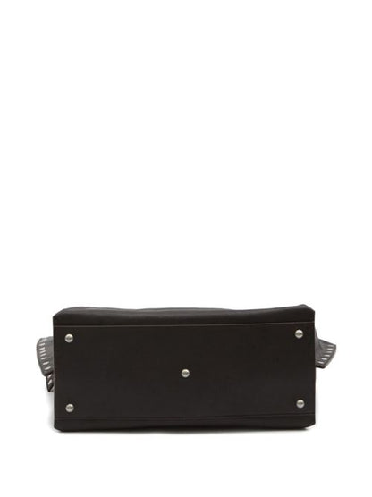 A'SPASSO TABACCO MEDIUM LEATHER HANDBAG