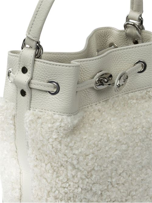 MONDÀ DOLLY SMALL LEATHER BUCKET BAG