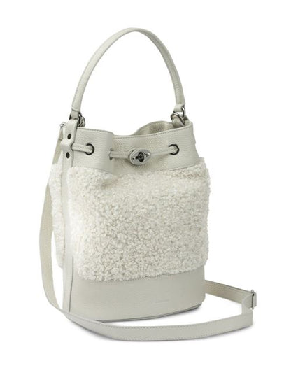 MONDÀ DOLLY SMALL LEATHER BUCKET BAG