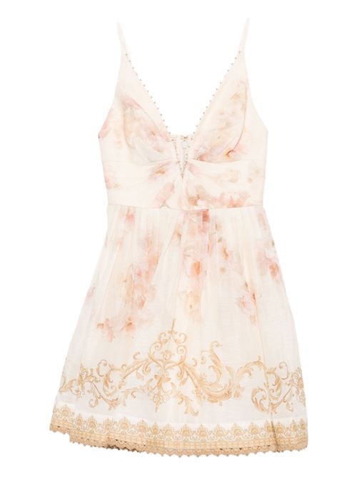 HYPNOTIC LINEN AND SILK MINI DRESS