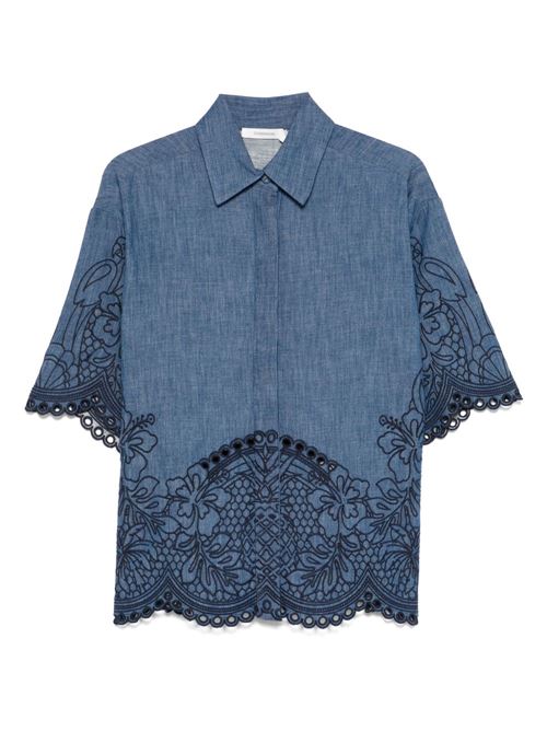 COCO EMBROIDERED DENIM SHIRT