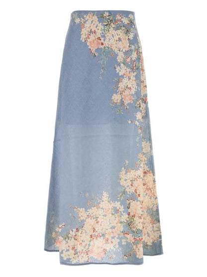 CASCADIAN PRINTED LONG SKIRT