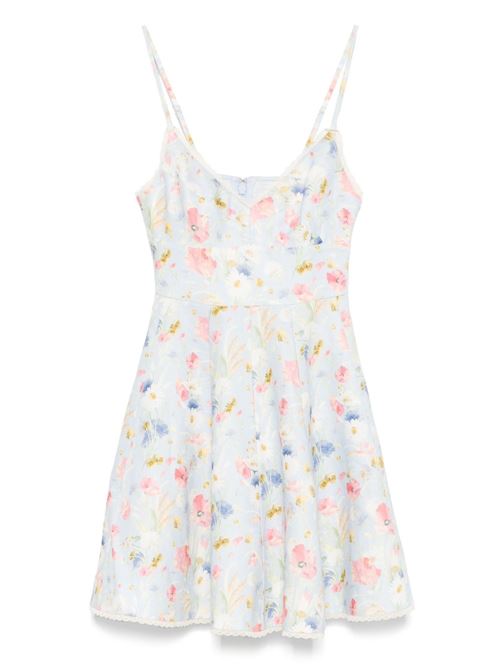 LUCKY LINEN MINI DRESS