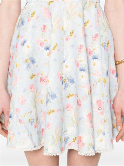 LUCKY LINEN MINI DRESS