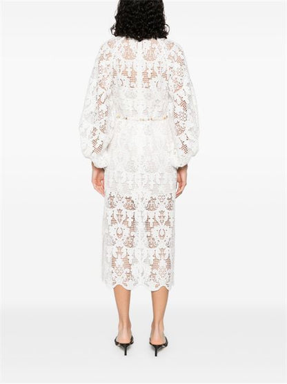 COCO LACE MIDI DRESS