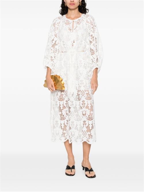 COCO LACE MIDI DRESS