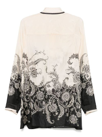 RHIANNON PRINTED SILK SHIRT