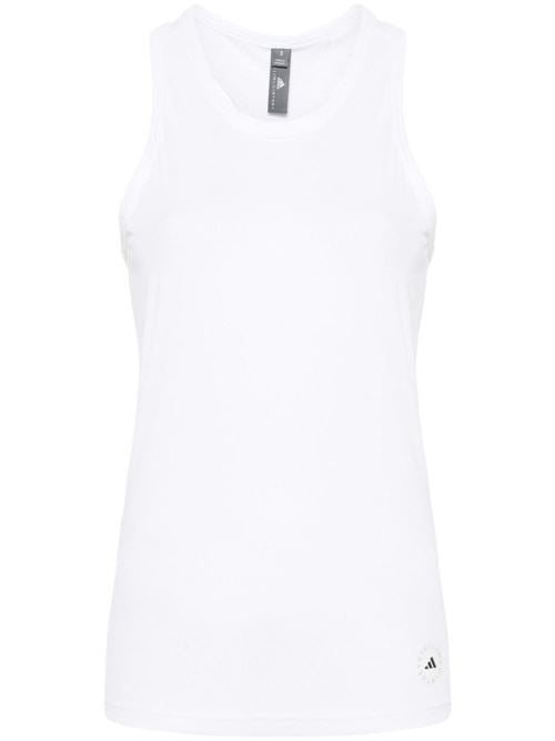 LOGO RIBBED TANK TOP