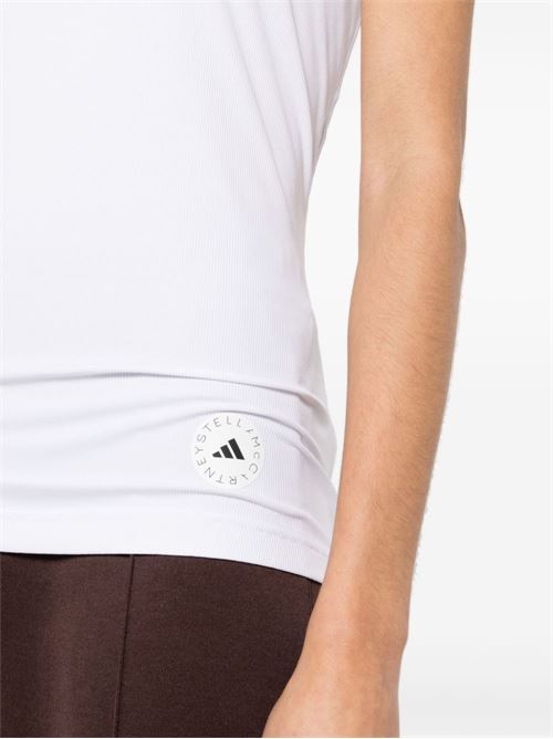 LOGO RIBBED TANK TOP