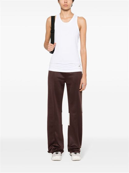 LOGO RIBBED TANK TOP