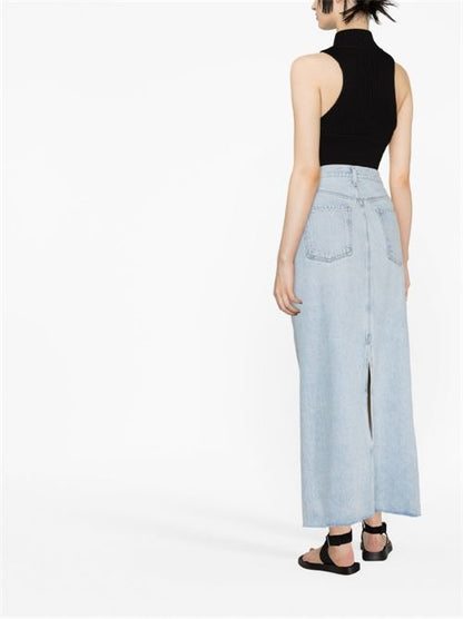 DENIM MAXI SKIRT