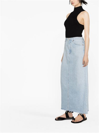 DENIM MAXI SKIRT