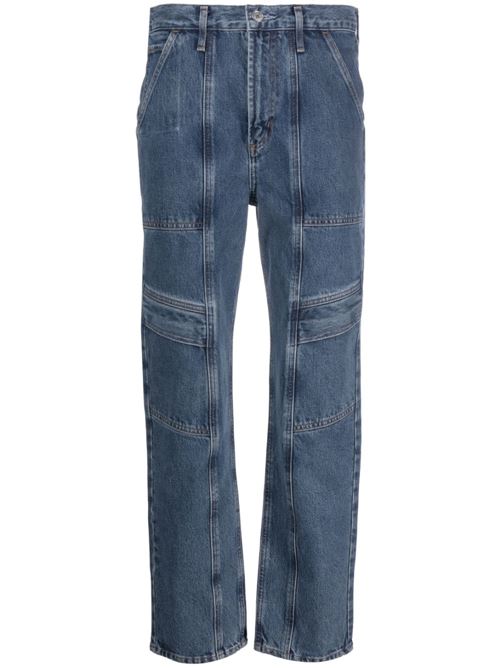 CARGO STRAIGHT-LEG JEANS