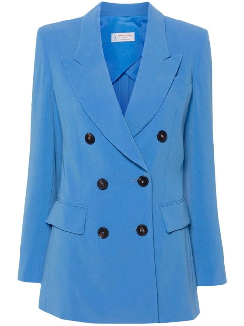 DOUBLE-BREASTED CADY JACKET
